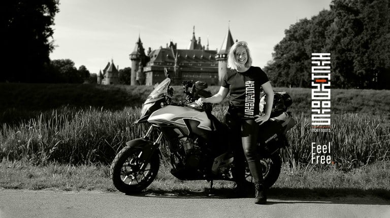 Hi there! My name is Noraly and I’m passionate about motorbikes and crazy adventures. I quit my job and sold my stuff - now I'm traveling the world fulltime by motorcycle. SOLO!