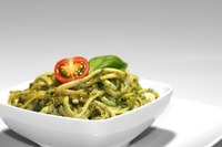 A fresh and simple arugula and walnut pesto recipe from my sisters at 1970 Dogwood Street