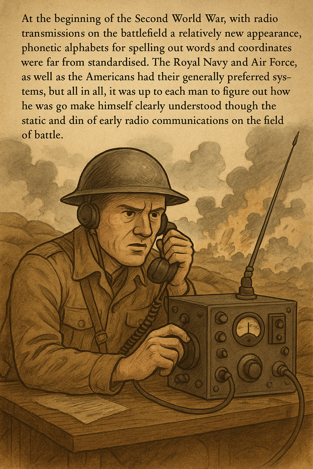 "The Battle of Alphabet Ridge” (A tribute to Graham Chapman and Co.)