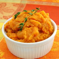 Bourbon Mashed Sweet Potatoes