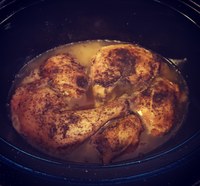 Crock-pot chicken just changed my entire life
