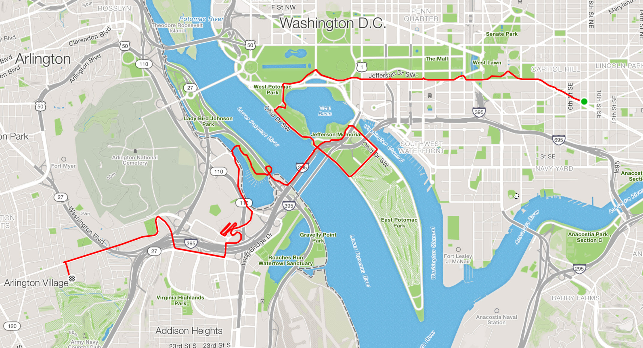 Cycling: Fri, 24 May 2019 20:14:46: Pentagon Bus Stop