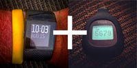 FitBit Surge gypped me on steps so I added a Zip