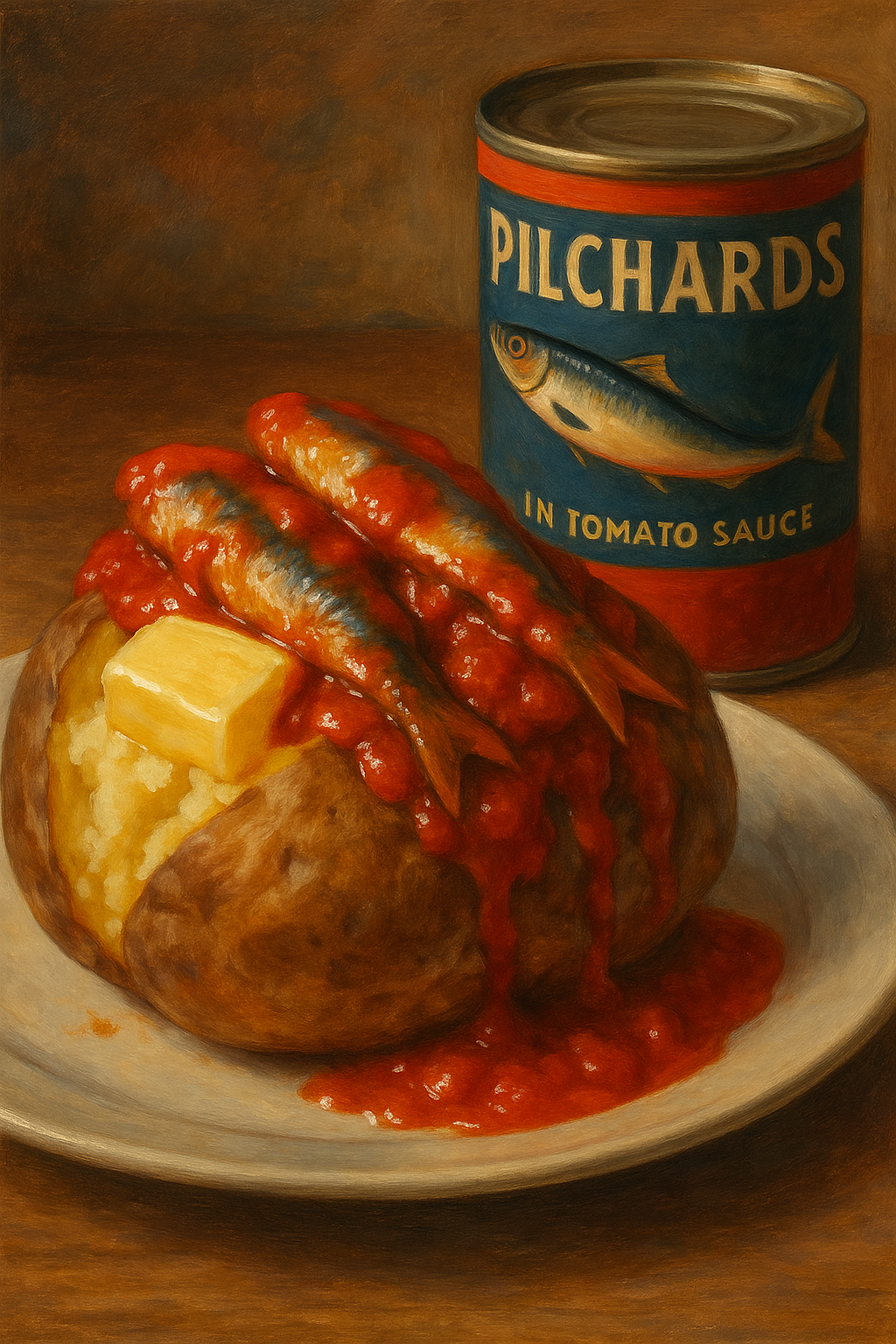 In Praise of Pilchards, Sardines, Jacket Potato, and All Things Tinned Fish