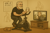 My Knees, My Spin Bike, and a Morning Routine That Actually Works