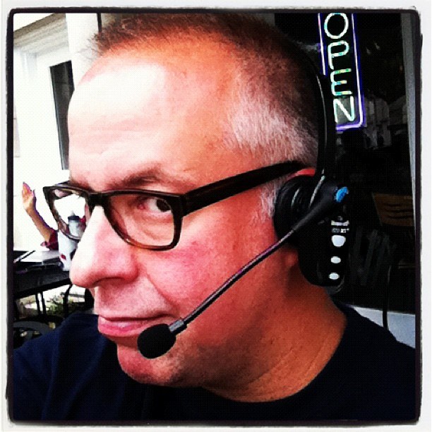 bulky VXi BlueParrott trucker headsets 