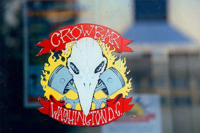 Crow Bar DC Logo Decal