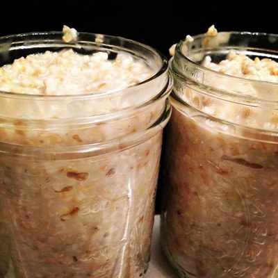 Oatmeal in Mason Jars