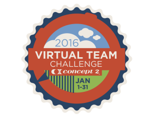 2016 Concept2 Virtual Team Challenge Official Logo