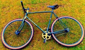 Chris Abraham's Berlin SOMA Delancey custom single speed Gucci bike