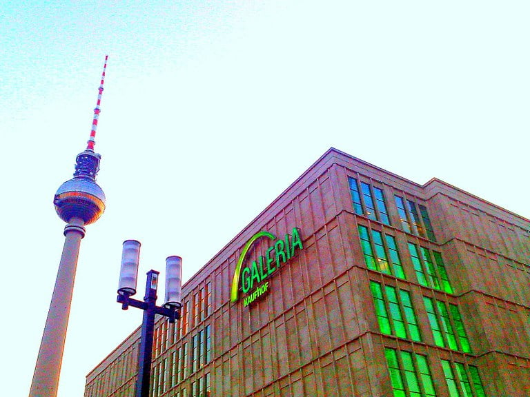 Berliner Fernsehturm and Galeria Kaufhof