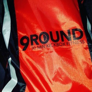 The free 9Round bag that comes with your free gloves, wraps, cup, and water bottle upon joining