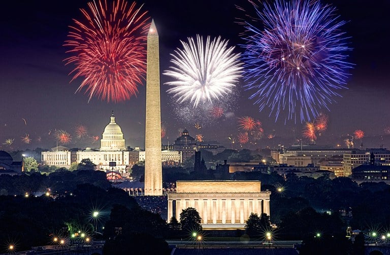 4th of July Fireworks Washington, DC, USA