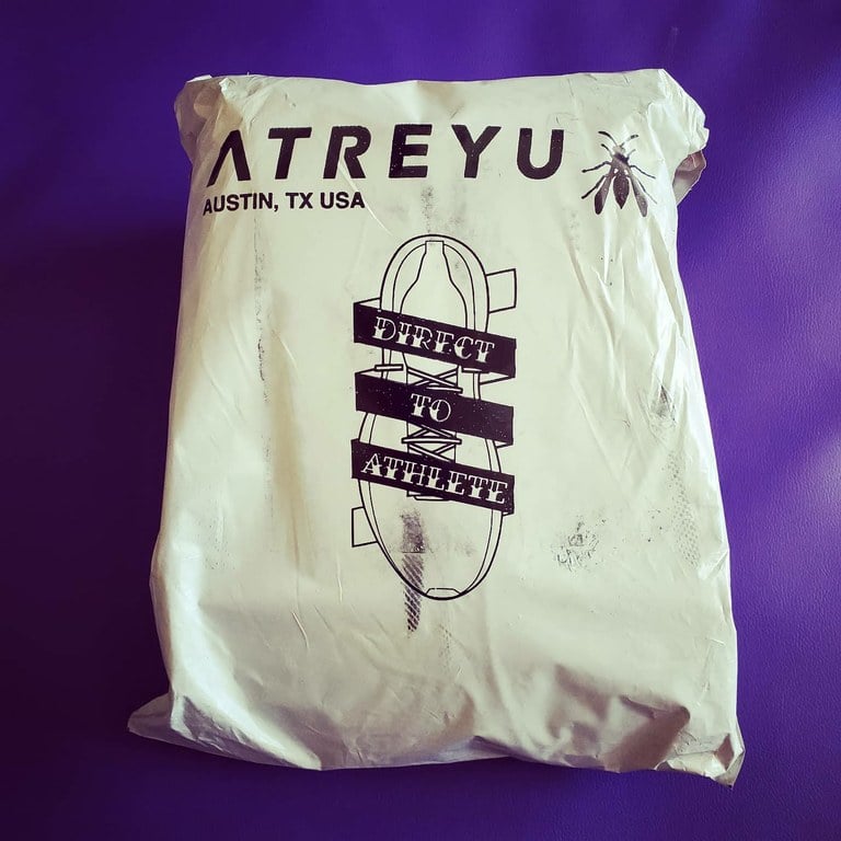 Atreyu packaging front with logo