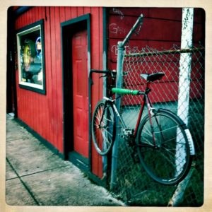 How I lock my bike in Portland, Oregon