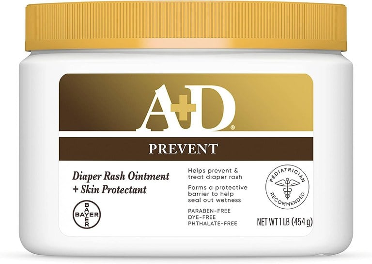 A+D Original Diaper Rash Ointment And Skin Protectant 1lb 454g