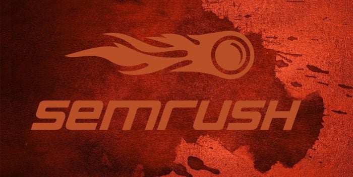 Giant Red Painted SEMRush Logo