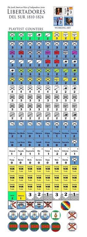 South American Wars of Independence SeriesLibertadores del Sur1810 - 1824 game design by Keith Hafner & Matt Shirley