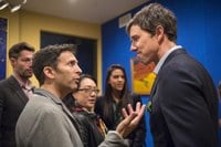 Roger Wolfson with Beto O'Rourke