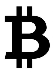 Bitcoin sign ligature symbol
