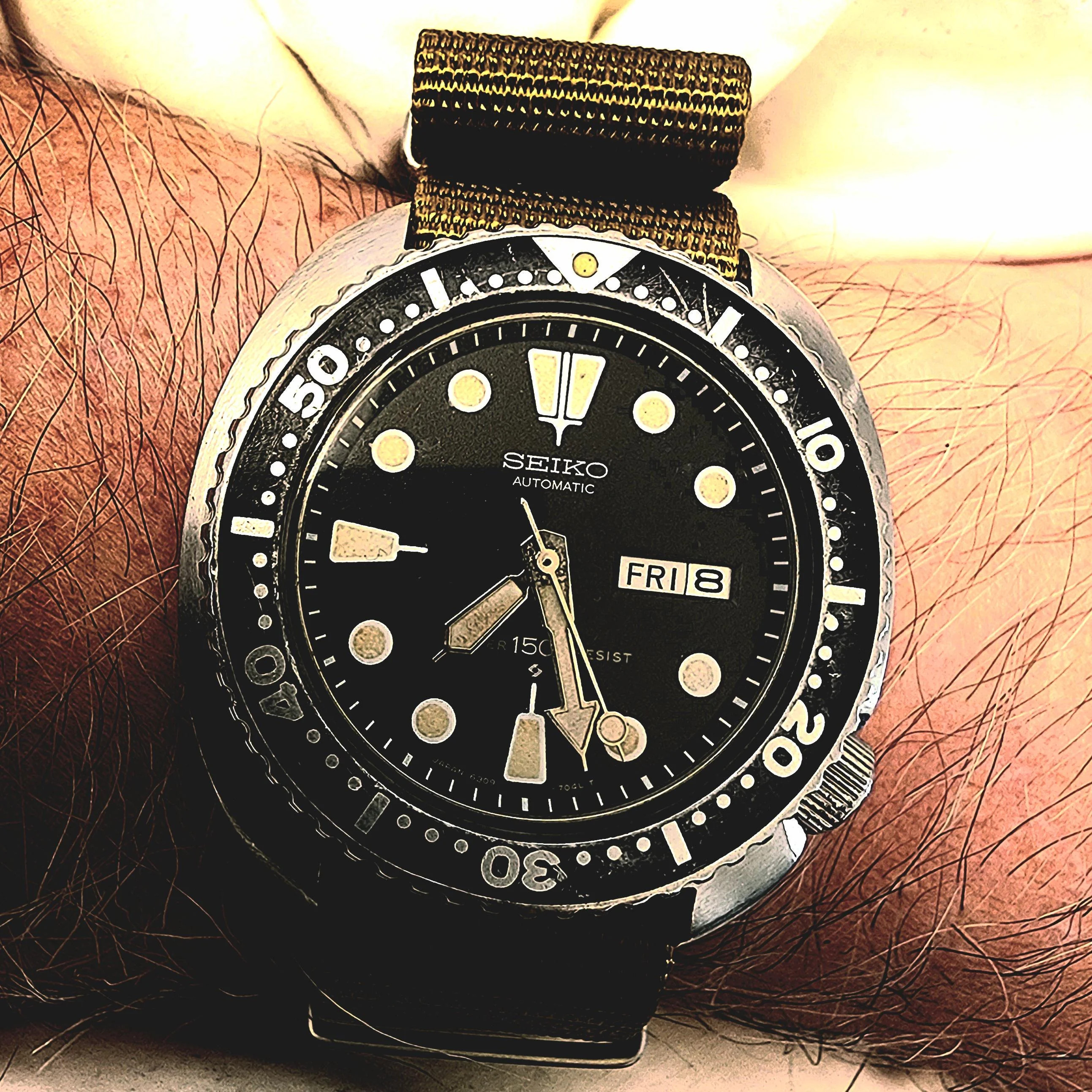 Seiko Turtle 6309-7040 Military Dive Watch