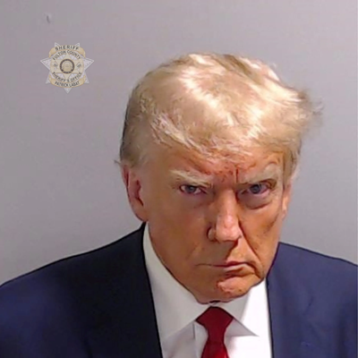 The mug shot of Donald Trump, the 45th president of the United States, was taken at the Fulton County Jail in Atlanta, Georgia, on August 24, 2023.