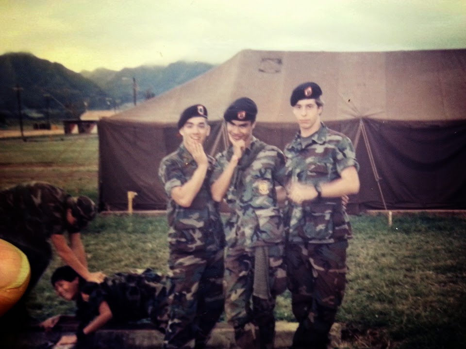 Chris Abraham as a Saint Louis JROTC Ranger