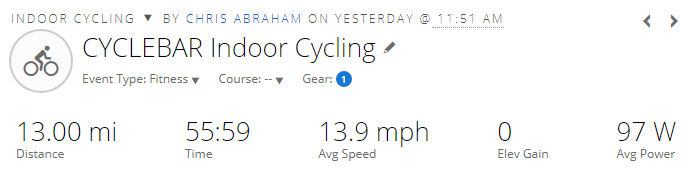 Garmin Connect Stats