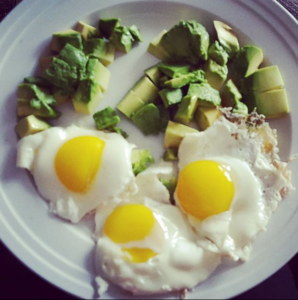 Avocado and eggs Drink lots of water on the keto diet ketogenic diet ketosis
