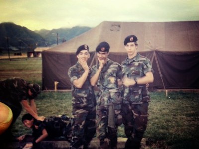 Chris Abraham as a Saint Louis JROTC Ranger