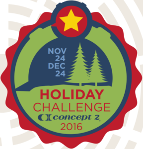 concept2 holiday challenge 2016
