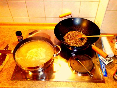 Simmering Risotto