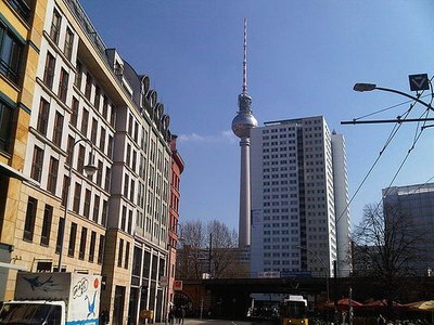 Hackescher Markt mit Fernsehturm 