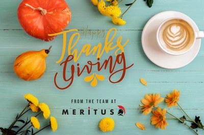 Happy Thanksgiving from Meritus Media
