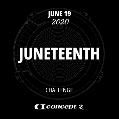 Concept2 will be donating $19,000 to charity to mark Juneteenth. For every person who signs up from the home page of their logbook, and does at least 1900m on June 19, we will donate an extra $2, up to a maximum total amount of $38,000. Note: BikeErg meters count for half the distance when applied to the challenge.