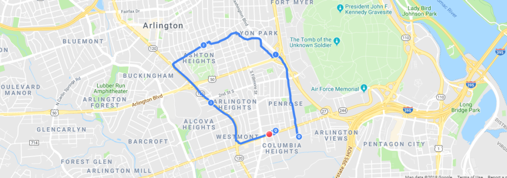 4 Mile South Arlington Long Loop