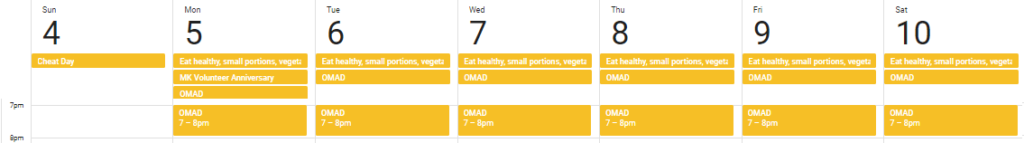 My One Meal a Day Plan OMAD Chris Abraham RNNR.us