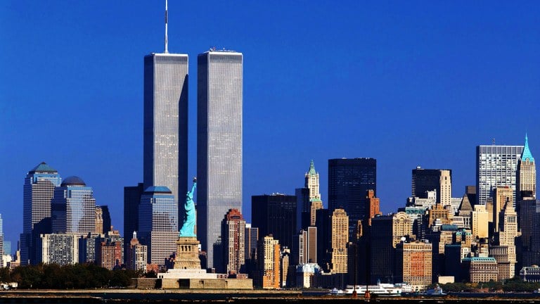 Twin Towers designed by Minoru Yamasaki in 1972