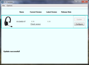 VXi Blueparrott B450-XT Firmware Update